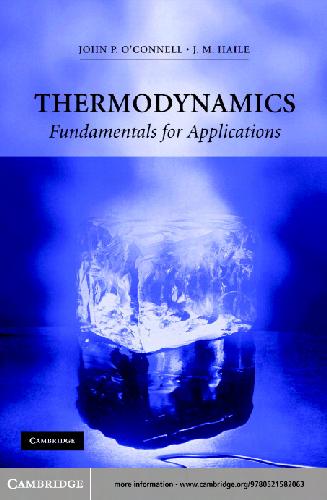 Обложка книги Thermodynamics Fundamentals for Applications