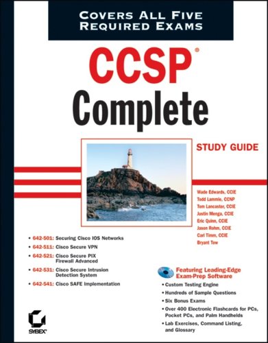 Обложка книги CCSP complete study guide: 642-501, 642-511, 642-521, 642-531, 642-541