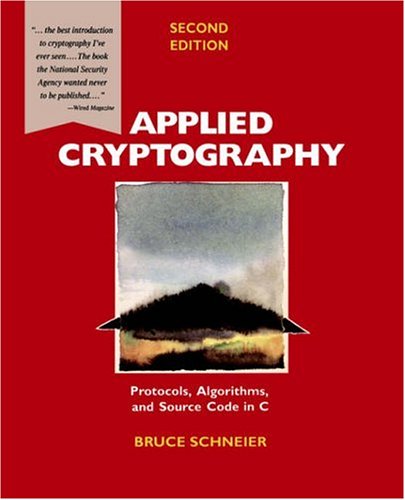 Обложка книги Applied Cryptography: Protocols, Algorithms, and Source Code in C