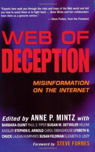 Обложка книги Web of Deception: Misinformation on the Internet