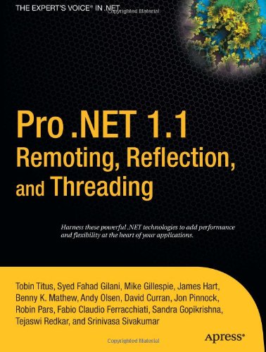 Обложка книги Pro .NET 1.1 Remoting, Reflection, and Threading