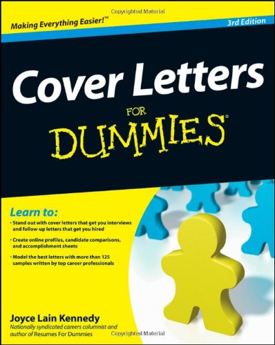 Обложка книги Cover Letters for Dummies