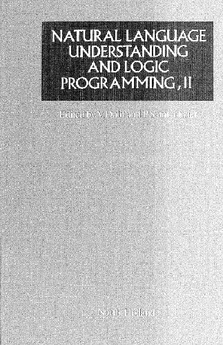 Обложка книги Natural Language Understanding and Logic Programming: Proceedings