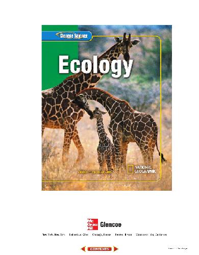 Обложка книги Glencoe Science: Ecology, Student Edition