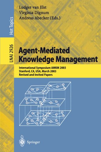 Обложка книги Agent Mediated Knowledge Management AMKM 2003