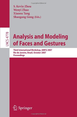 Обложка книги Analysis and Modeling of Faces and Gestures, 3 conf., AMFG 2007