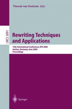 Обложка книги Rewriting Techniques and Applications, 15 conf., RTA 2004
