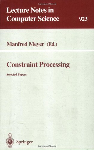 Обложка книги Constraint Processing.. selected papers