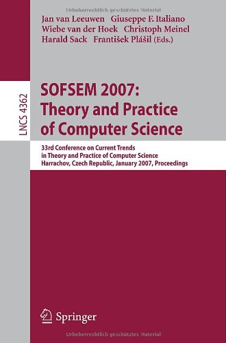 Обложка книги SOFSEM 2007.. Theory and Practice of Computer Science, 33 conf