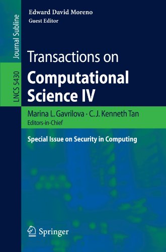 Обложка книги Transactions on Computational Science 4 conf