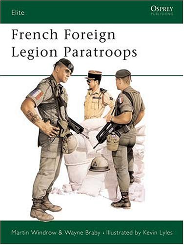 Обложка книги french foreign legion paratroops