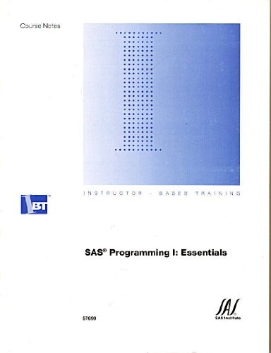 Обложка книги SAS Programming 1: Essentials