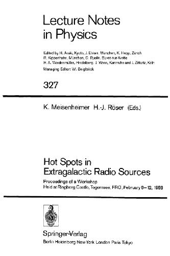Обложка книги Hot Spots in Extragalactic Radio Sources