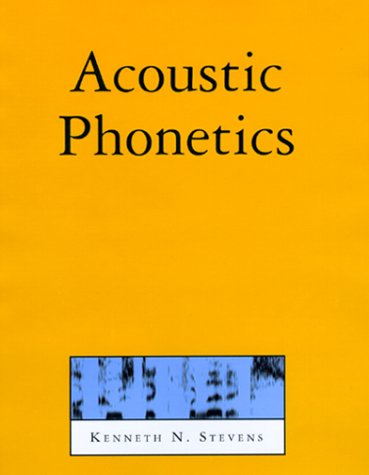 Обложка книги Acoustic phonetics