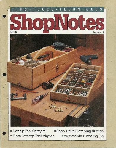Обложка книги Woodworking Shopnotes 003 - Handy Tool Carry All