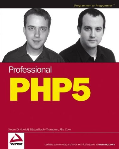 Обложка книги Professional PHP5
