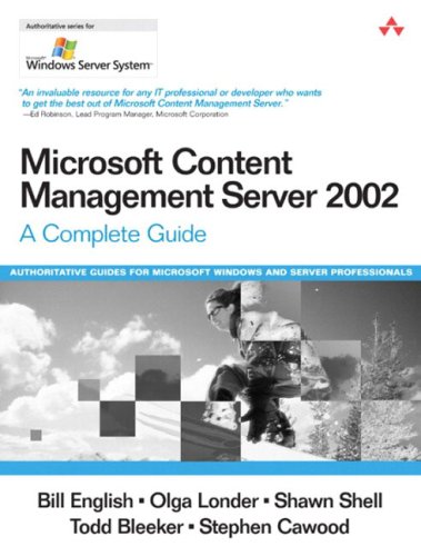 Обложка книги Microsoft Content Management Server 2002: A Complete Guide