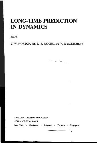 Обложка книги Long-time prediction in dynamics