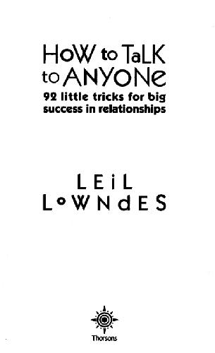 Обложка книги How to talk to anyone: 92 little tricks for big success in relationships(conservative)