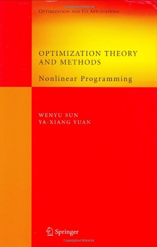 Обложка книги Optimization Theory and Methods: Nonlinear Programming 