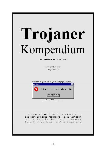 Обложка книги Trojaner Kompendium