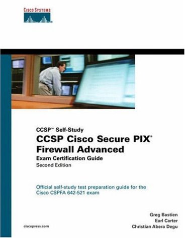 Обложка книги CCSP Cisco secure PIX® firewall advanced exam certification guide