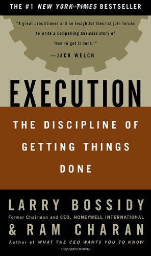 Обложка книги Execution: The Discipline of Getting Things Done
