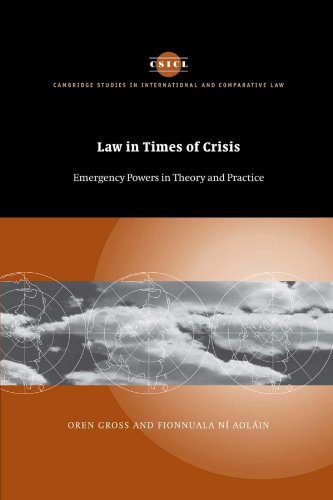 Обложка книги Law in Times of Crisis: Emergency Powers in Theory and Practice (Cambridge Studies in International and Comparative Law)