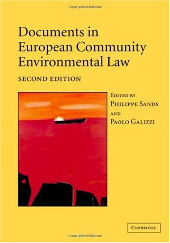 Обложка книги Documents in European Community Environmental Law