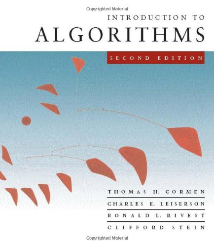 Обложка книги Introduction to Algorithms, Second Edition