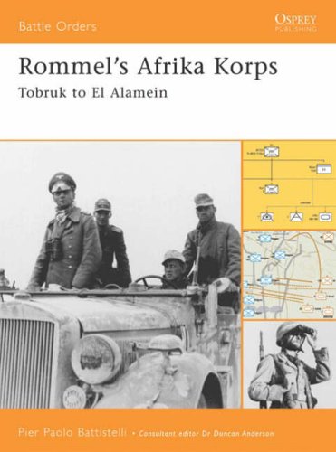 Обложка книги Rommel's Armies. Tobruk to El Alamein