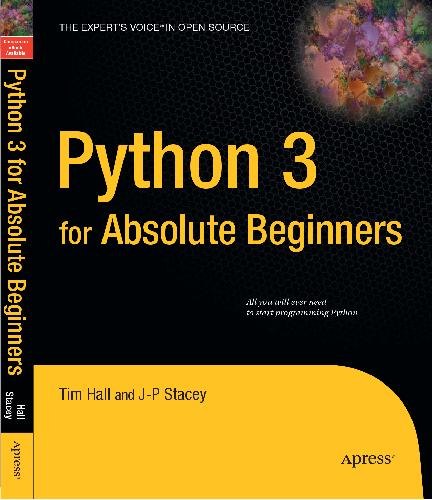Обложка книги Python 3 For Absolute Beginners