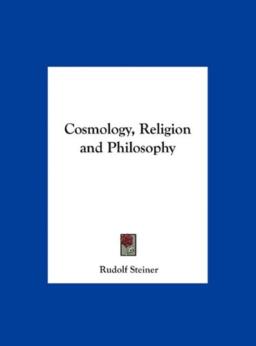 Обложка книги Cosmology Religion and Philosophy