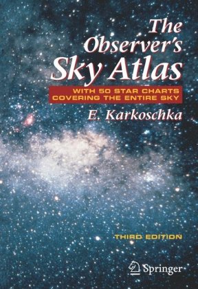 Обложка книги The Observer's Sky Atlas: With 50 Star Charts Covering the Entire Sky