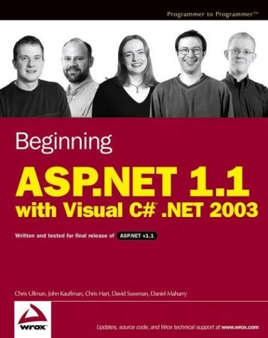 Обложка книги Beginning ASP.NET 1.1 with Visual C# .NET 2003