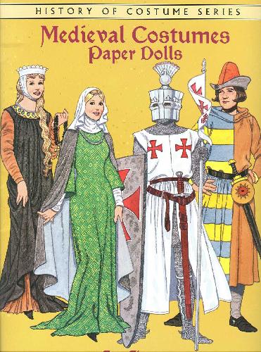 Обложка книги Medieval Costumes Paper Dolls