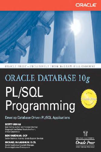 Обложка книги Oracle Database 10g PL SQL Programming(1008)