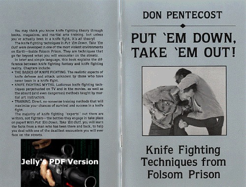 Обложка книги Knife Fighting Techniques From Folsom Prison
