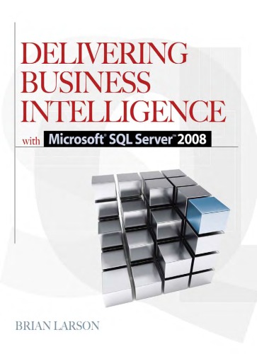 Обложка книги Delivering Business Intelligence With Microsoft Sql Server 2008