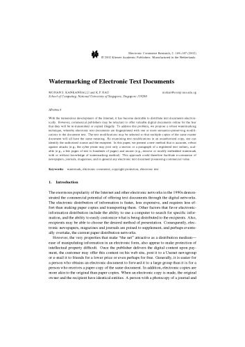 Обложка книги Watermarking of Electronic Text Documents