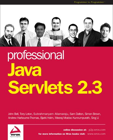 Обложка книги Professional Java Servlets 2.3