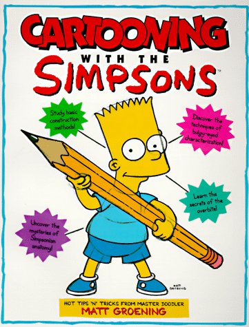 Обложка книги Cartooning with the Simpsons