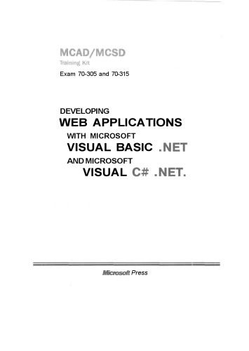 Обложка книги Разработка Web-приложений на Microsoft Visual Basic.Net и Microsoft Visual C#.Net