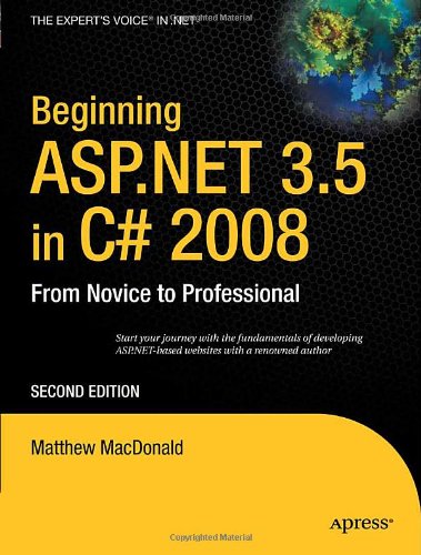 Обложка книги Beginning ASP.NET 3.5 in C# 2008: From Novice to Professional, Second Edition