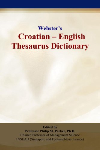 Обложка книги Websters Croatian - English Thesaurus Dictionary