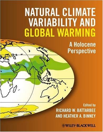 Обложка книги Natural Climate Variability and Global Warming: A Holocene Perspective