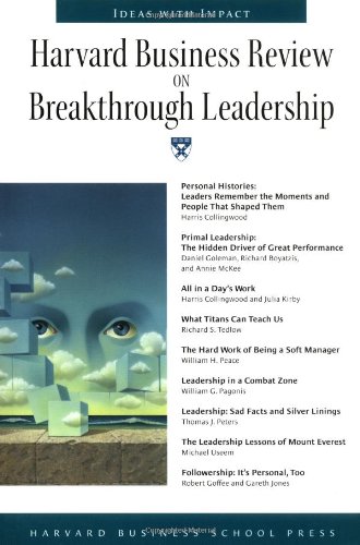 Обложка книги Harvard Business Review on Breakthrough Leadership