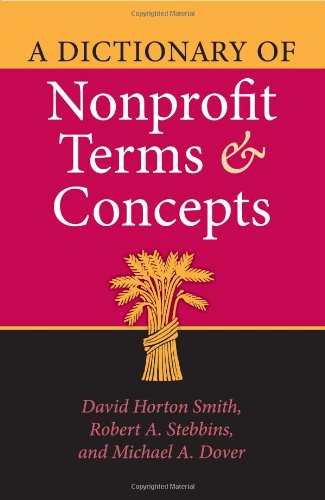 Обложка книги A Dictionary of Nonprofit Terms and Concepts