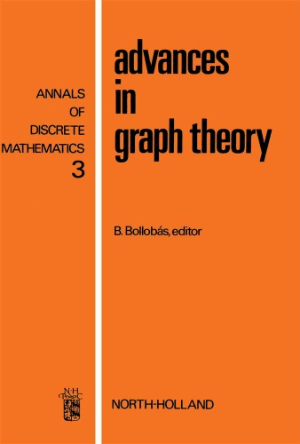 Обложка книги Advances in Graph Theory