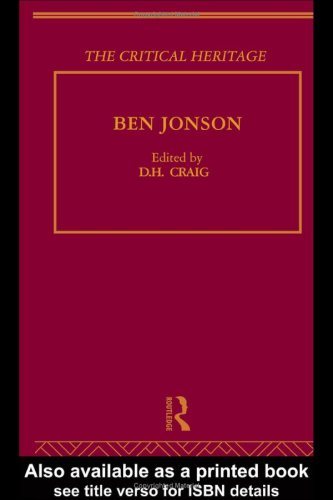 Обложка книги Ben Jonson: The Critical Heritage